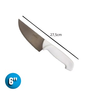 CUCHILLA DE COCINA BLANCO 6" x 1u